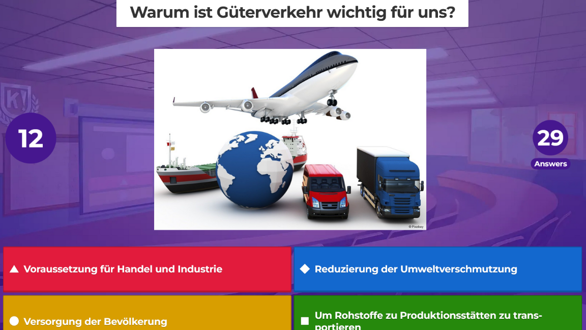 Screenshot Kahoot Quiz